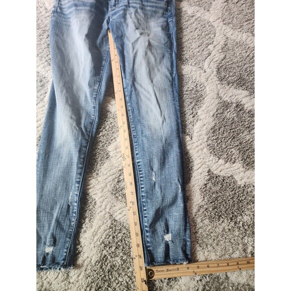 BKE Jeans 31x27 Denim Mid Rise Payton Denim Dark Wash Ankle Skinny Universal Fit - Picture 3 of 8